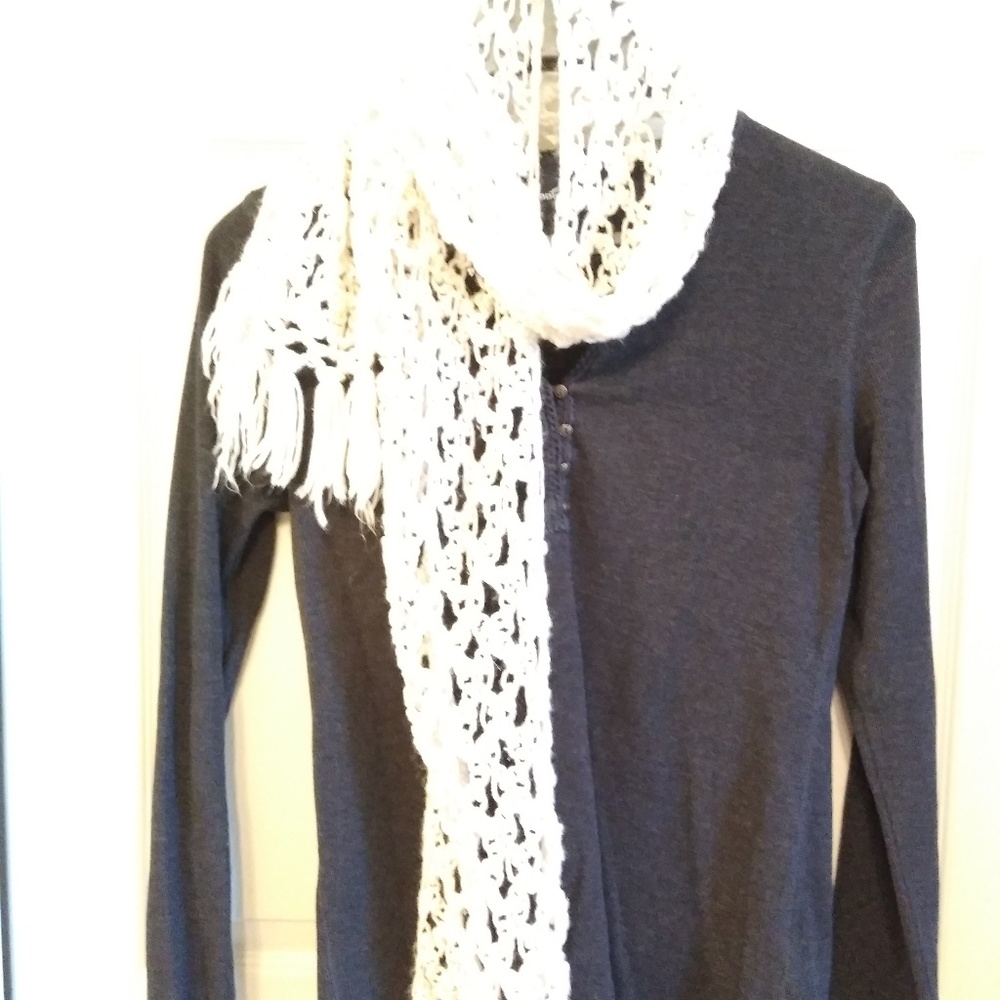 Hand-knit scarf!
